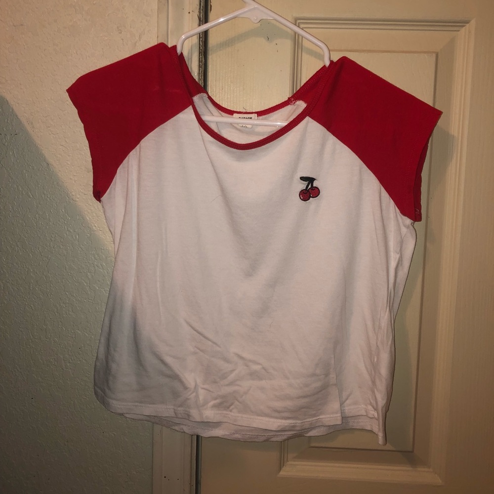 Crop top with cherry